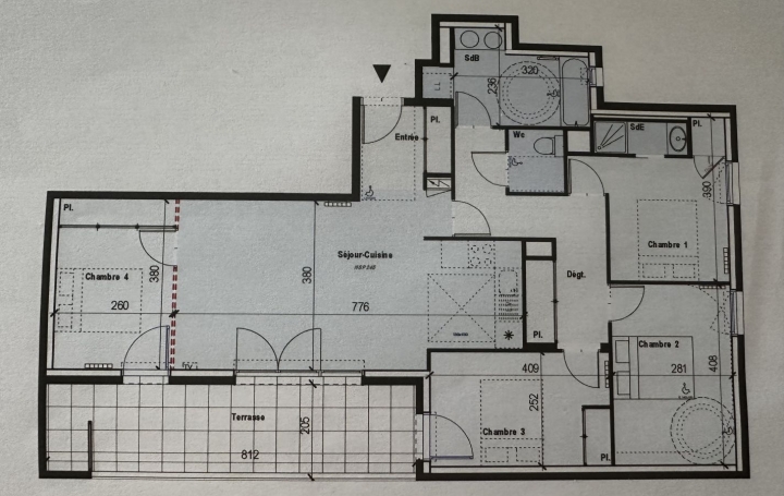 Appartement P5   MONTPELLIER  93 m2 1 283 € 